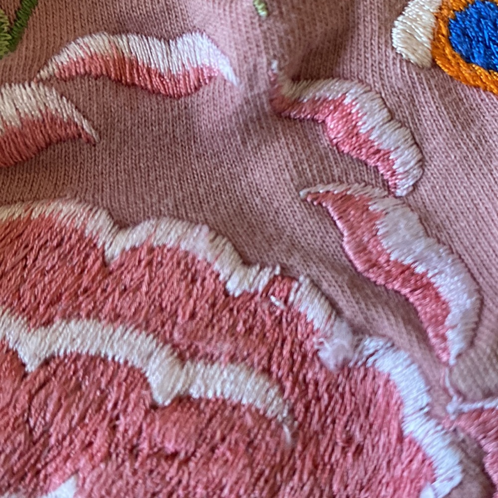 Pink Embroidered Tube Top - Picture 5 of 7